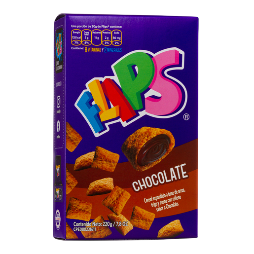 FLIPS DE CHOCOLATE 220 GR