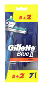 GILLETTE RASOIR JETABLE BLUE II PLUS 5+2U