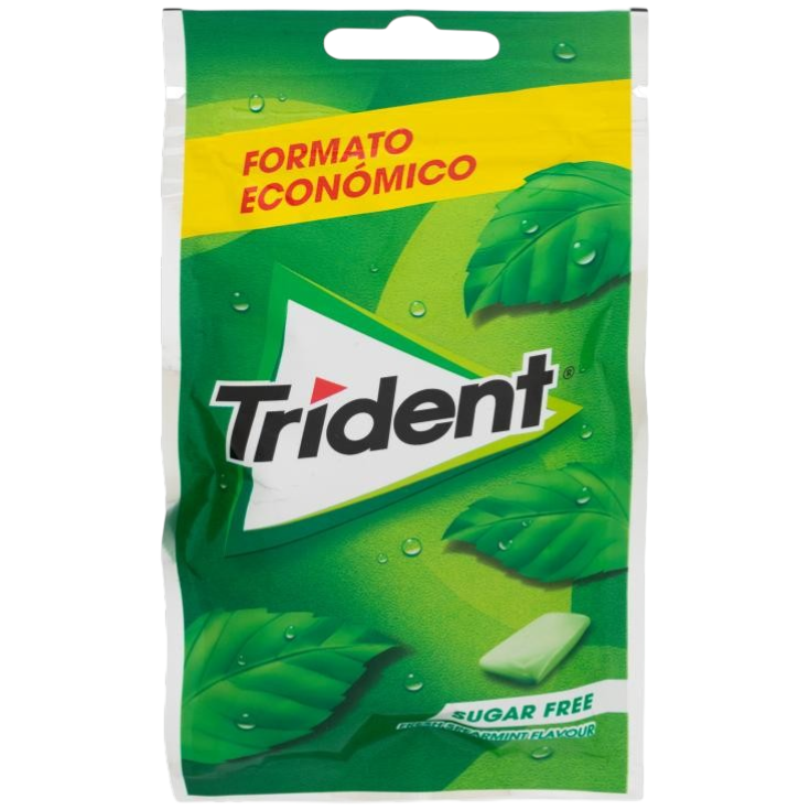 TRIDENT HIERBABUENA SIN AZÚCAR BOLSA 43,5G