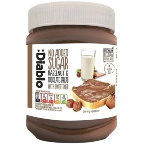 DIABLO CRÈME CACAO ET NOISETTES SANS SUCRE 350G