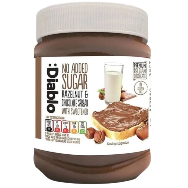 DIABLO CRÈME CACAO ET NOISETTES SANS SUCRE 350G