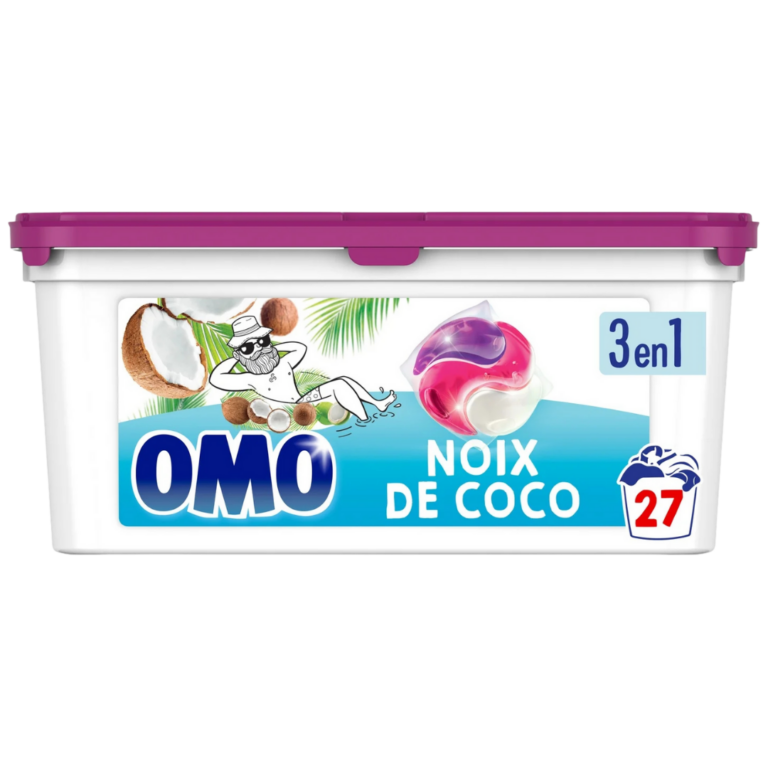OMO LESSIVES CAPSULES COCO 3EN1 27 PODS
