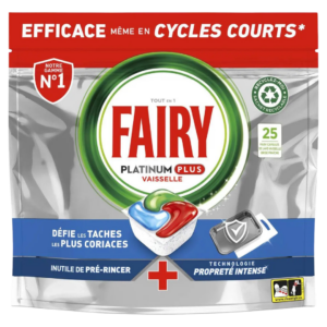 FAIRY LAVE-VAISSELLE BLEU PLATINE 25U