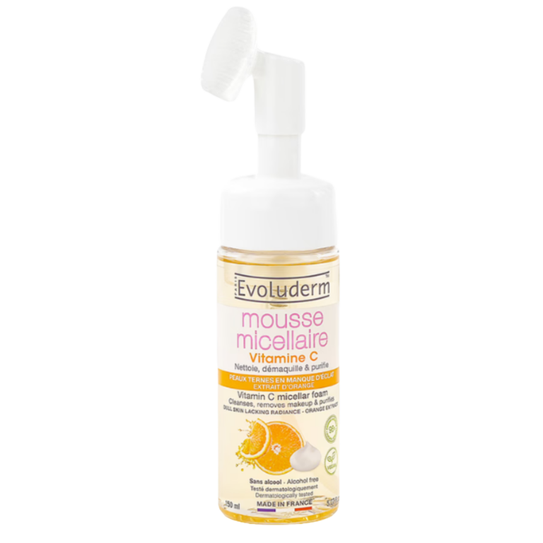 EVOLUDERM MOUSSE MICELLAIRE VITAMINE C 150ML