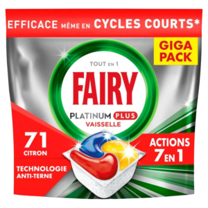 FAIRY MÁQUINA PLATINUM PLUS LIMÃO 71 CÁPSULAS