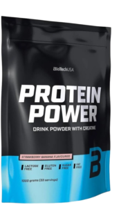 BIOTECH USA PROTEIN POWER FRAISE BANANE 1KG