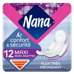 NANA SERVIETTES GOODNIGHT MAXI AILETTES 12U