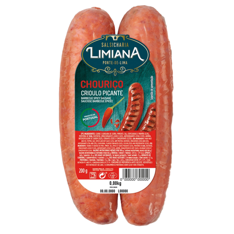 LIMIANA CHOURIÇO CRIOULO PICANTE 200G