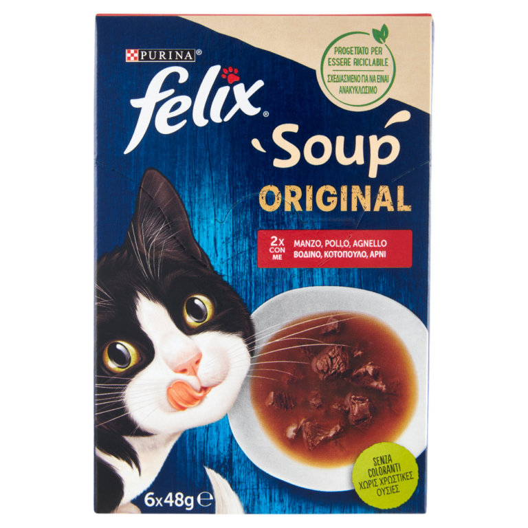 FELIX GATO HÚMIDO SOUP SELEÇÃO DO CAMPO 6X48G