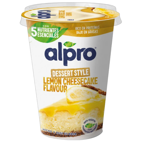 ALPRO POSTRE VEGETAL TARTA DE QUESO CON LIMÓN 400G