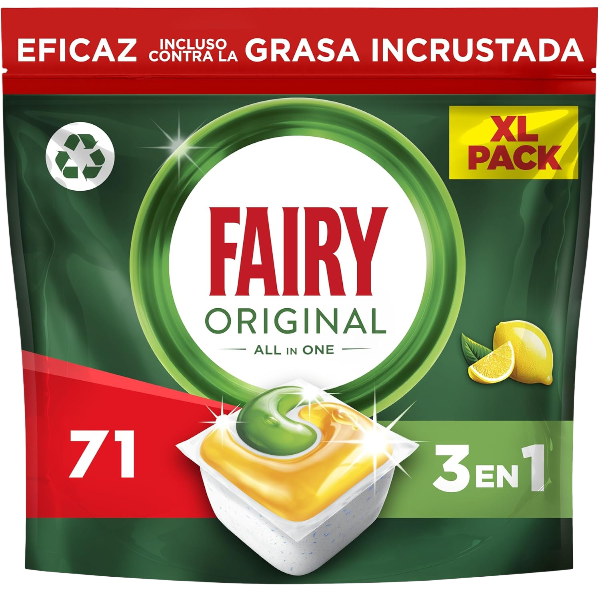 FAIRY MÁQUINA ALL IN 1 LIMÓN 71 CÁPSULAS