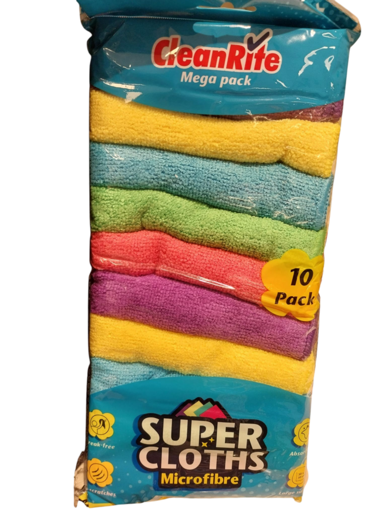 CLEANRITE CHIFFONS MICROFIBRE 30X30CM 10U