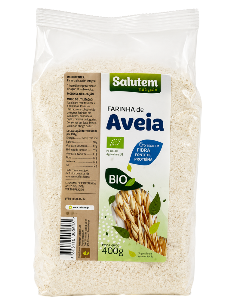 SALUTEM FARINHA AVEIA BIO 400G