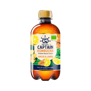 THE GUTSY CAPTAIN KOMBUCHA DE GENGIBRE E LIMÃO 400ML