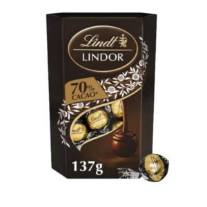 LINDT LINDOR CORNET CHOCO NEGRO 137G