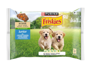 FRISKIES CÃO JUNIOR MOLHO FRANGO 4X85G