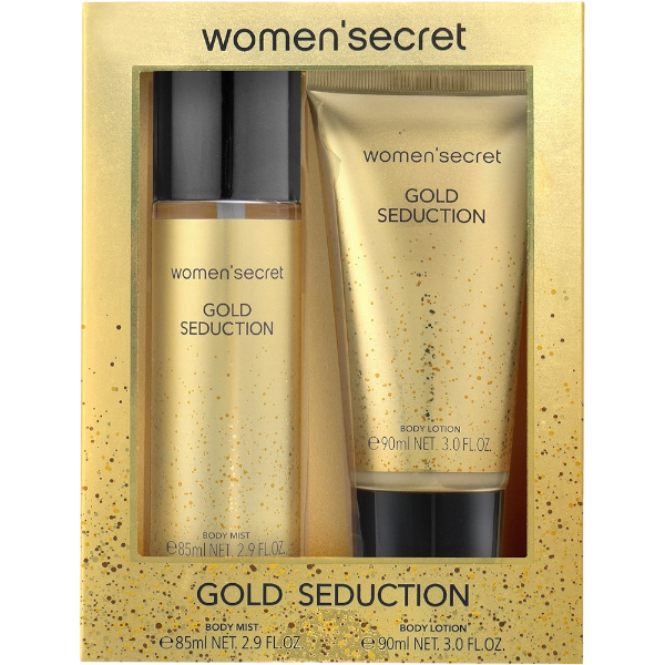 WOMEN SECRET SET DOURADO BRUMA 85ML E LOÇÃO