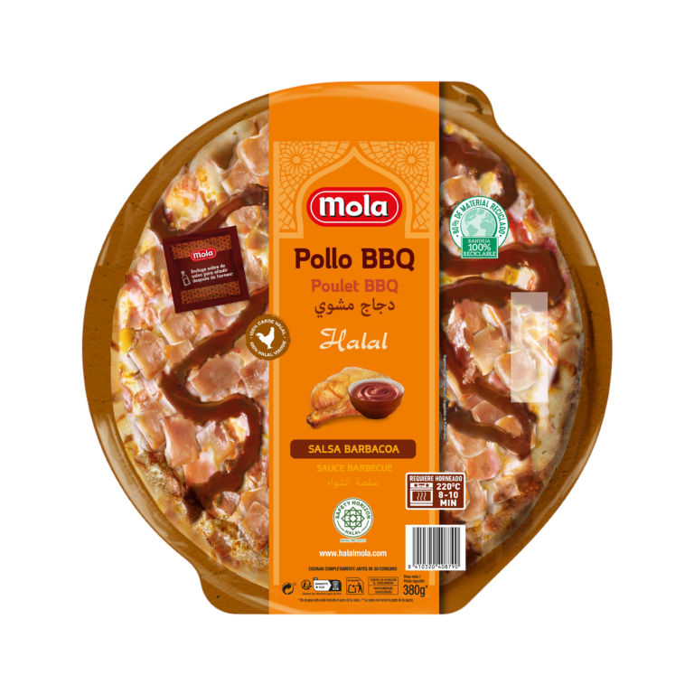 CAMPOFRIO MOLA PIZZA POLLO BBQ 380G