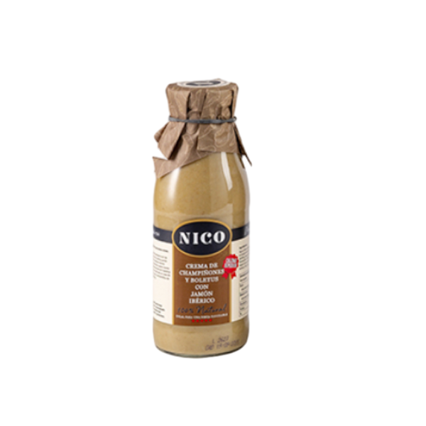 NICO CREMA CHAMPIÑONES JAMON IBERICO 500
