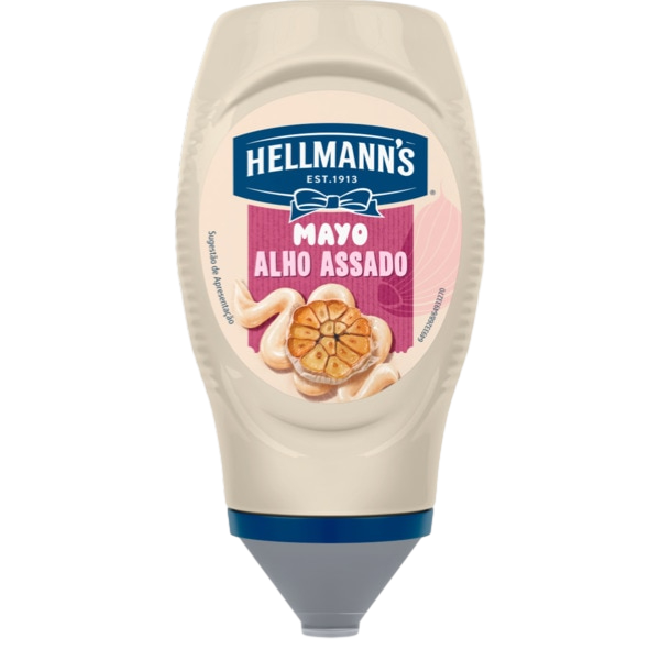 HELLMANN'S MAIONESE ALHO ASSADO 250G