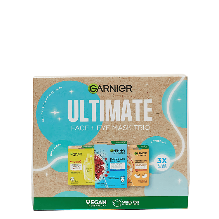 GARNIER SET MASCARILLAS  FACIAL + OJOS