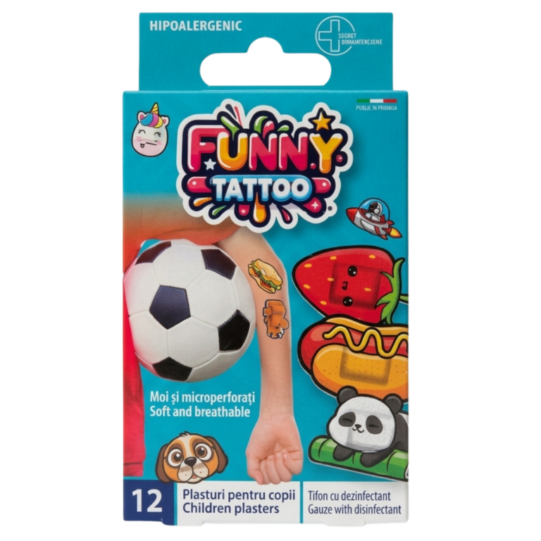 FUNNY TATTO CURATIVO DESENHOS 12U