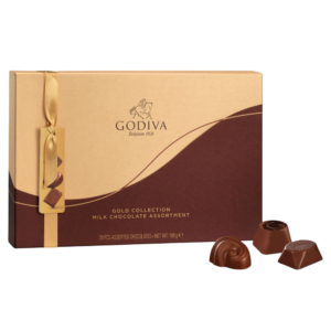 GODIVA GOLD COLLECTION CHOCOLATE CON LECHE 20 PIEZAS