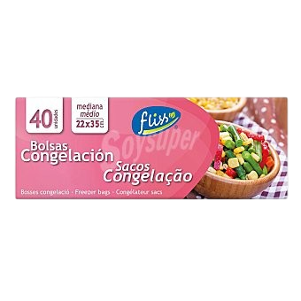 FLISS BOLSA CONG MEDIANA 22X35CM 40UDS