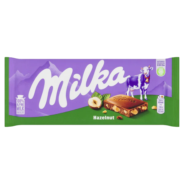 MILKA CHOCOLAT NOISETTE 100G