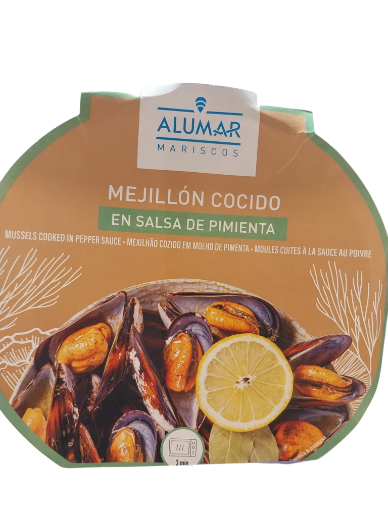 ALUMAR MEJILLÓN COCIDO PIMIE LIMÓN LAUREL 500G