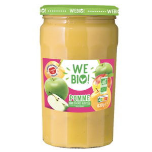 WEBIO COMPOTE POMME BIO 630G