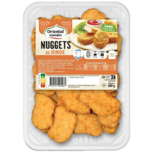 ORIENTAL VIANDES NUGGET DINDE HALAL 600G