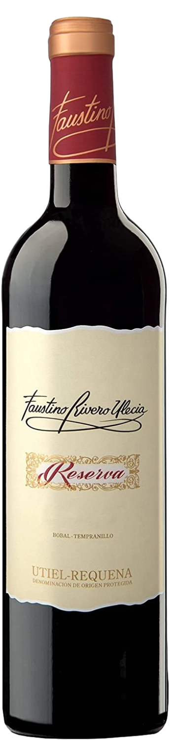 FAUSTINO RIVERO VINO TINTO RESERVA D.O. UTIEL REQUENA 75CL