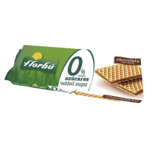 FLORBU WAFER CHOCO 0% AZÚCARES AÑADIDOS 150G