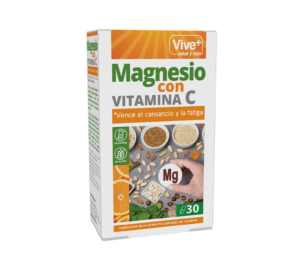 VIVE+ MAGNÉSIO COM VITAMINA C 30 CÁPSULAS