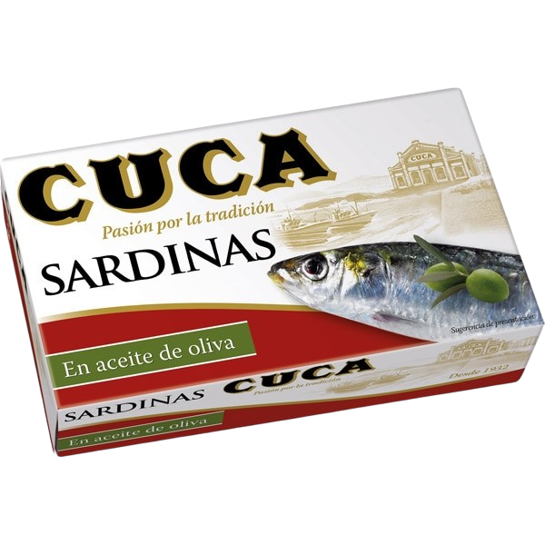 CUCA SARDINAS ACEITE OLIVA  85G