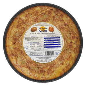 LA TORTILLERIA TORTILLA À L'OIGNON 500G
