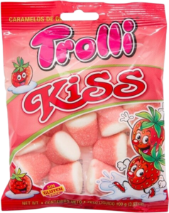 TROLLI KISS FRAISE 100G
