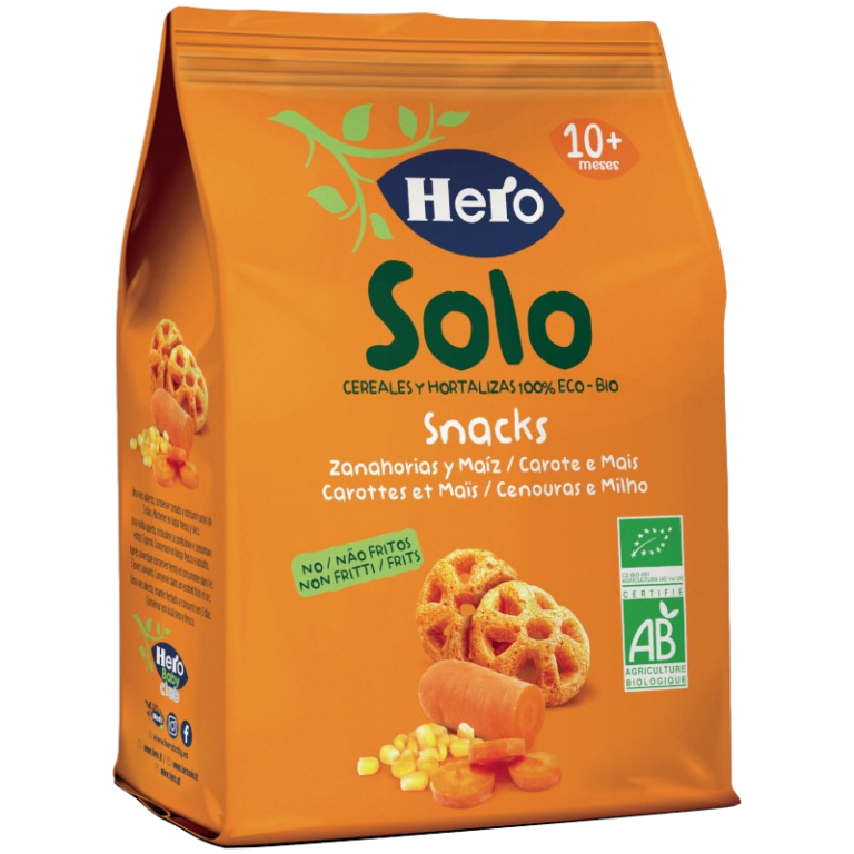 HERO SNACK INDIVIDUAL BIO DE CENOURA 40G