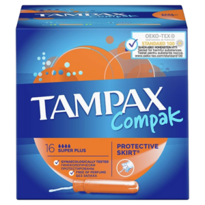 TAMPAX COMPAK SUPER PLUS 16U
