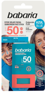 BABARIA STICK SOLAR FACIAL SPF50 AZUL 20ML