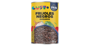 P.A.N. FRIJOLES NEGROS GUISADOS LATA 410G