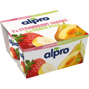 ALPRO FRESA-PLATANO PERA-MELOCOTÓN 4X125G