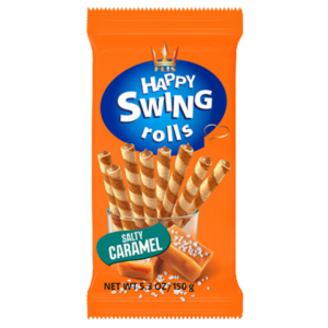 HAPPY SWING ROLLS CARAMEL 150G