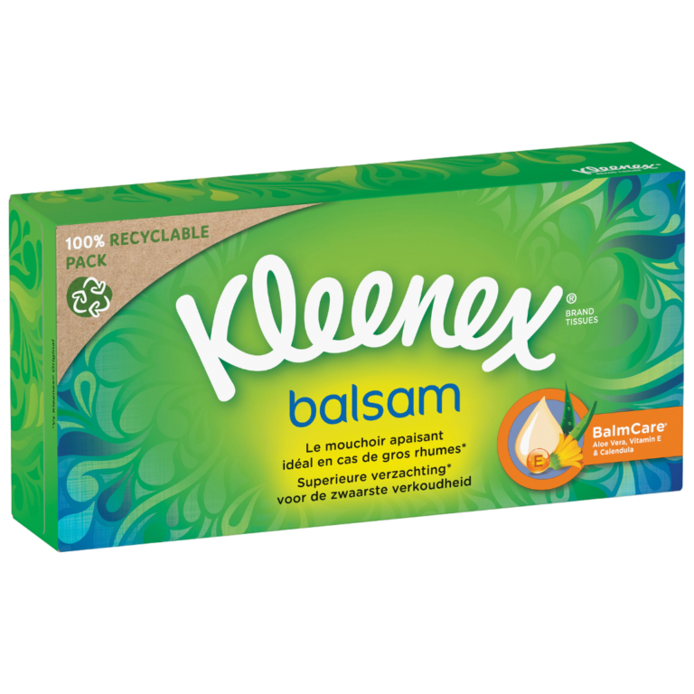 KLEENEX PAÑUELOS BALSAM 3CAPAS 64UN