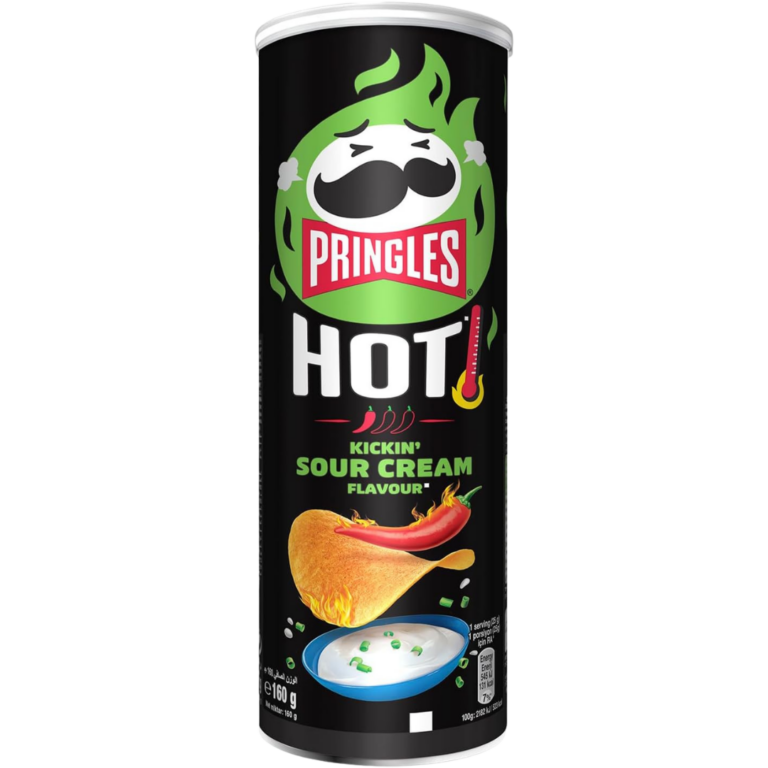 PRINGLES HOT SOUR CREAM 160G