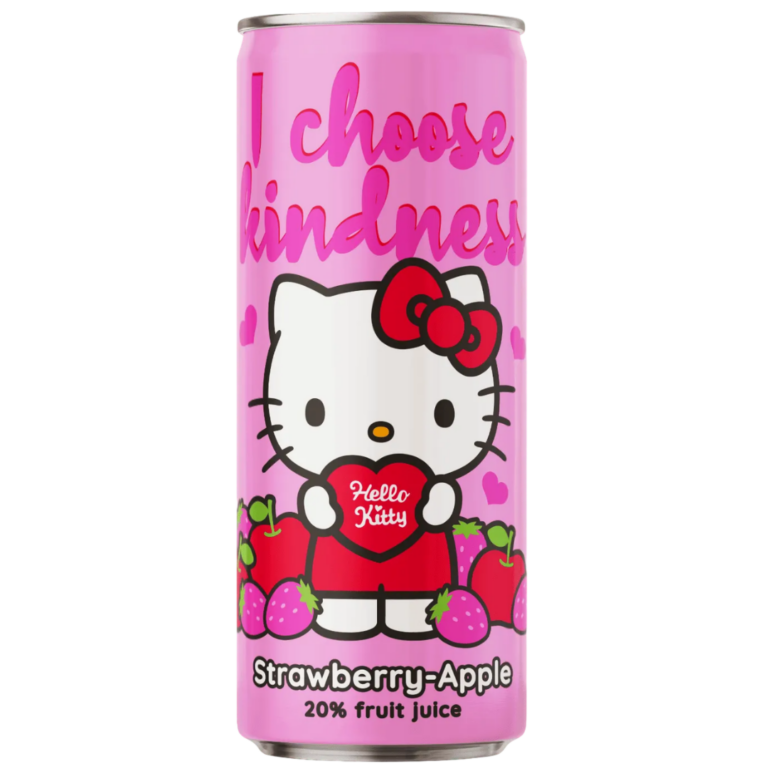 HELLO KITTY BEBIDA S/GAS FRESA MANZANA 2