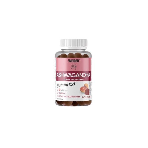 WEIDER ASHWAGANDHA GOMAS LARANJA 40UD