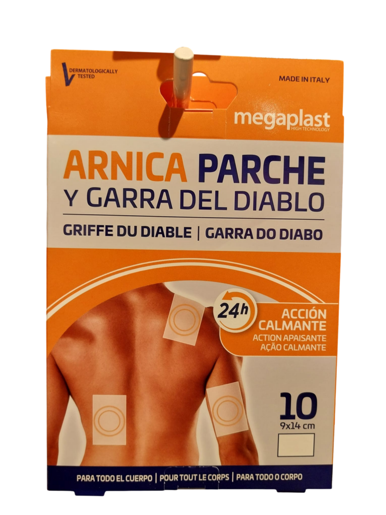 MEGAPLAST PARCHES ARNICA 9X14CM 10UN