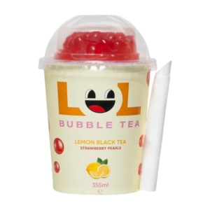 LOL BUBBLE TEA LIMÓN PERLAS FRESA 275ML